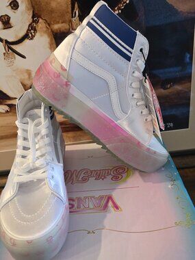Vans Pretty Guardians Sailor Moon Sk8-Hi Stacked Platform Shoe Sneaker Wmns 7.5